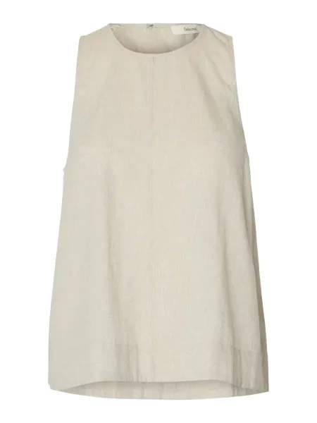 SELECTED Bluză SLFLUISA crem