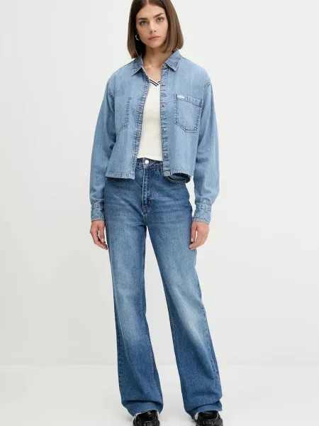 Джинсова сорочка Guess Jeans relaxed класичний комір