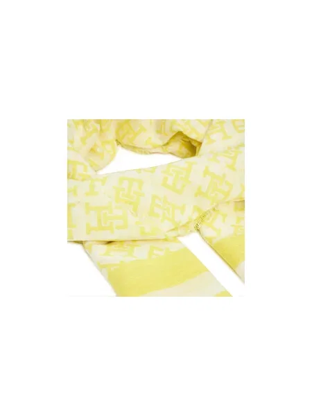 Šal Tommy Hilfiger Beach Summer Mono Scarf Yellow Tulip ZIN žuta