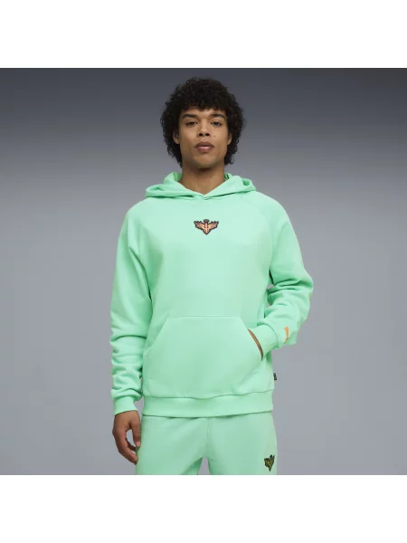 PUMA bluza z kapturem do koszykówki Melo Alwayz On 1 Odzież XL zielony
