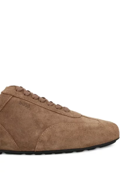 Szarvasbőr sneaker Boss autogrammal barna