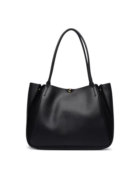 Coccinelle torebka shopper skórzana czarna