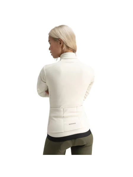 Kurtka rowerowa softshell Kolarstwo Siroko J1 Garden beżowa