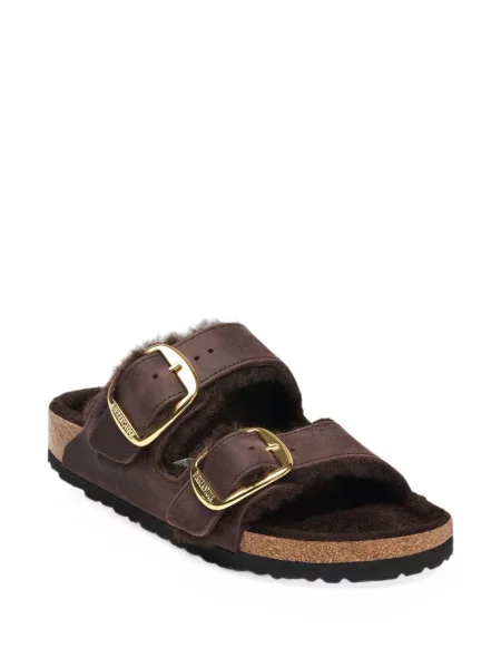 Avikailio sandalai Birkenstock su sagtimis ruda
