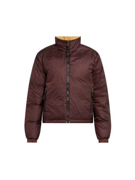 Geacă The North Face reversibilă bordo