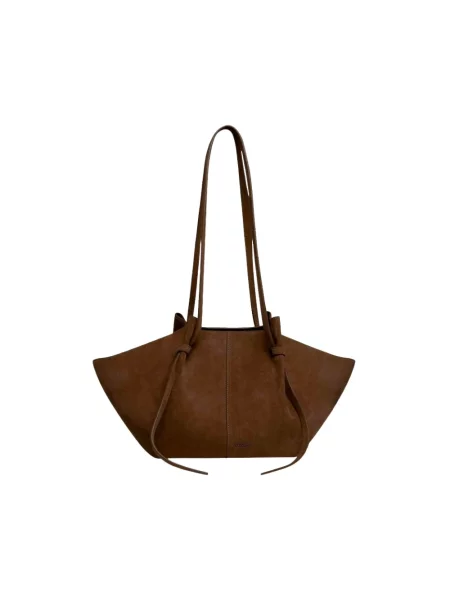 Torebka Yuzefi elegancka brązowa