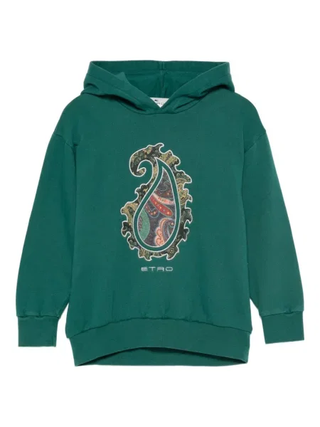 Bluza z kapturem dziecięca Etro zielona