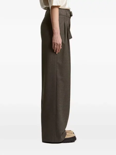 Cu centură pantaloni Peserico maro