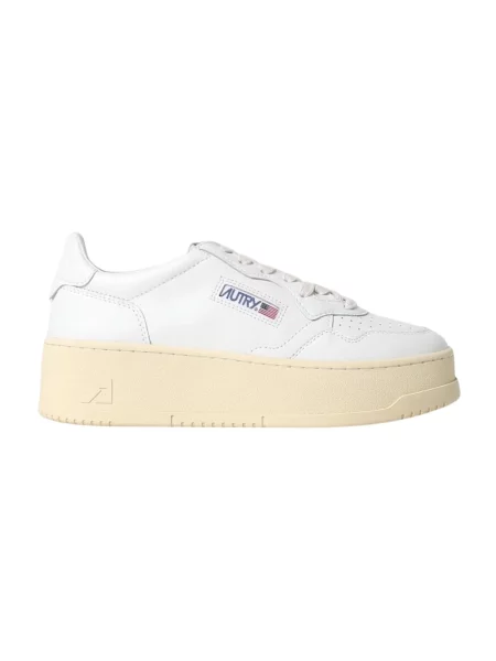Autry Sneakersy Platform Low Ll weiss białe