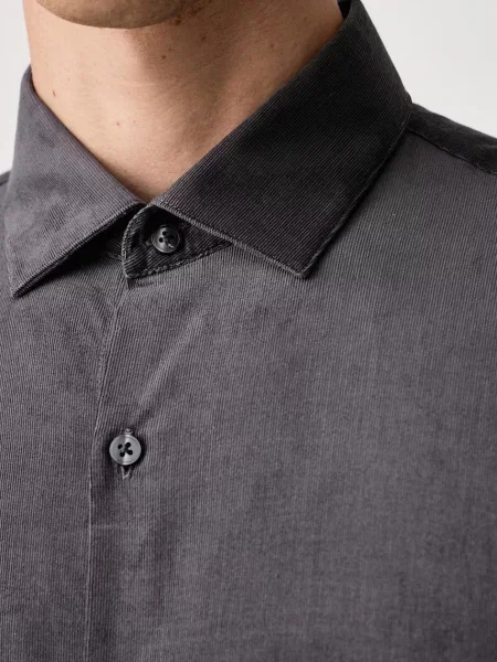 Calvin Klein férfi kordbársony ing szürke