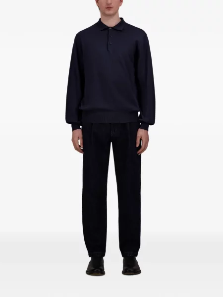 Μακρύς polo Herno μπλε