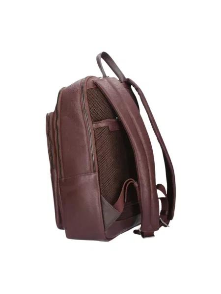 Torba na laptopa Piquadro skórzana brązowa