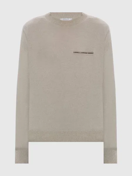 Джемпер з кашеміру з ланцюжком моніль Peserico зелений