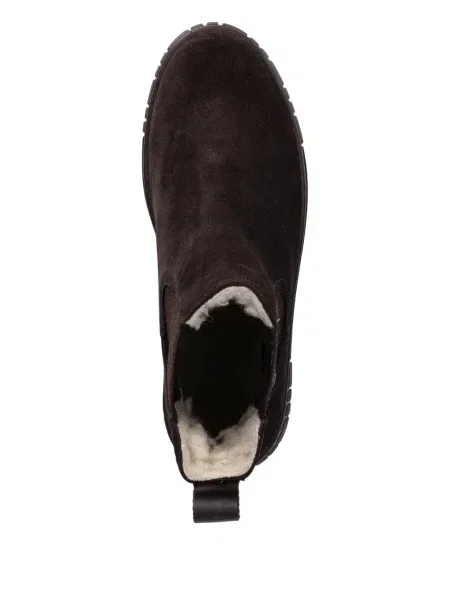 Botine chelsea Gant cu platformă maro