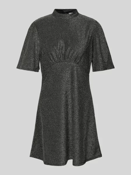 Sukienka mini z efektowną przędzą Apricot