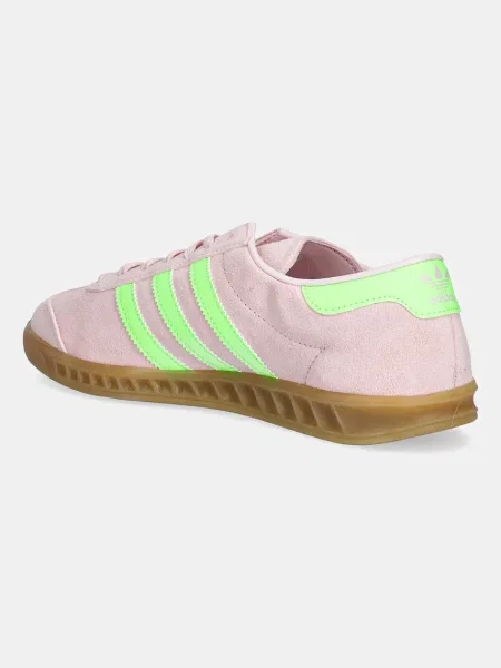 Semišové tenisky adidas Originals Hamburg W růžové