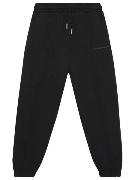 Calvin Klein Jeans Pantaloni trening Pintuck negru