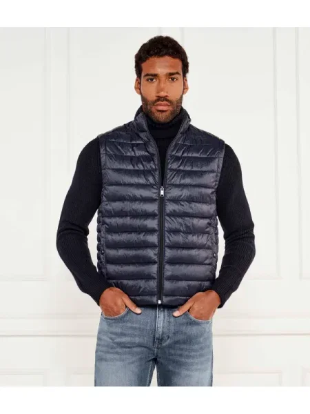 Boss Vestă Calano Bleumarin negru