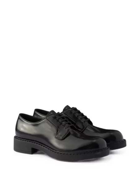 Pantofi derby Prada din piele negru