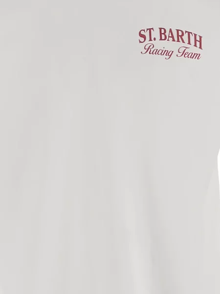 Tricou Mc2 Saint Barth cu imagine alb