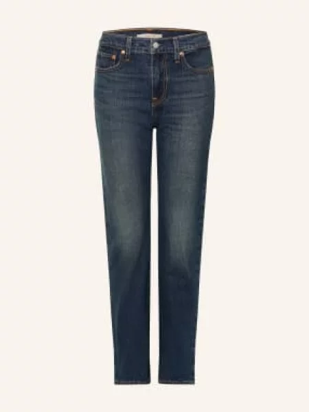 Levi's® Skinny Džíny Wedgie Slim 02 dark indigo worn in