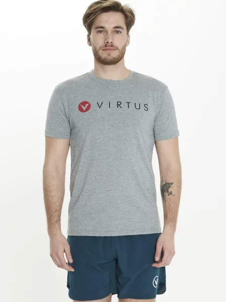 Koszulka Virtus Edward Logo szara