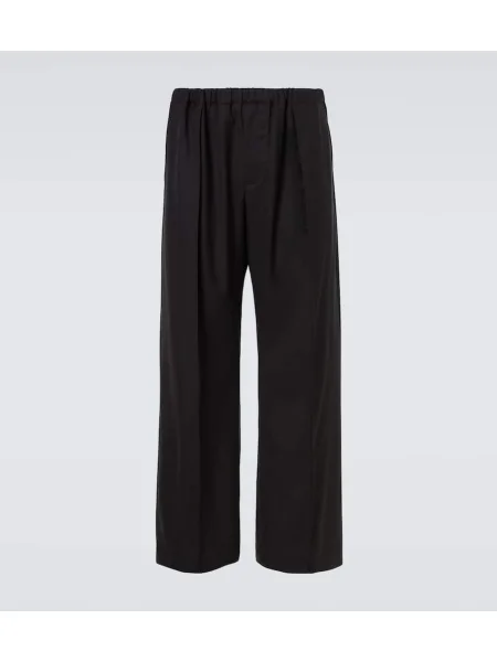 Gyapjú nadrág Plan C fekete