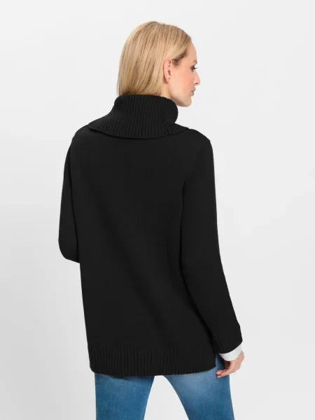 Heine Pulover negru alb