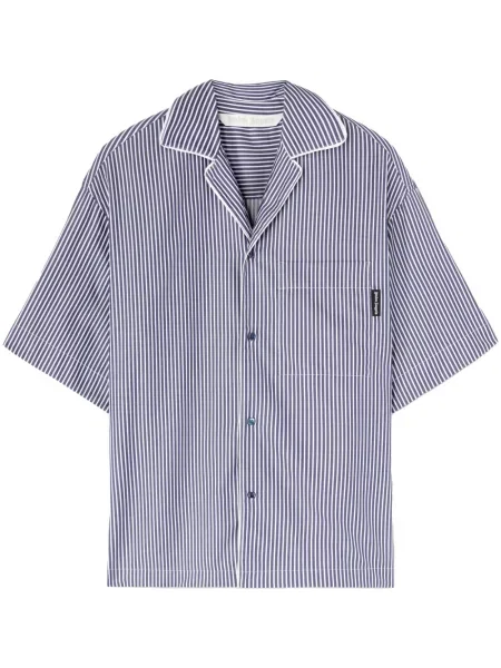 Koszula Palm Angels z nadrukiem niebieska