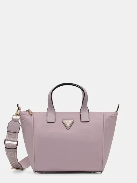 Guess geantă crossbody pentru femei FOLLIE roz