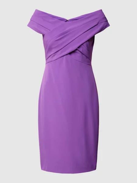 Sukienka koktajlowa o długości do kolan w kopertowym stylu model ‘IRENE’ Lauren Ralph Lauren