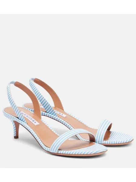 Sandali Aquazzura s črtami modra