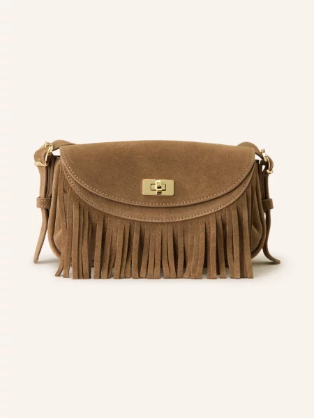 Sandro Torba Na Ramię Mini Mambo beige beżowa