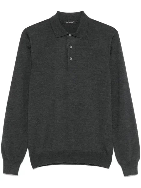 Polo majica Tagliatore siva