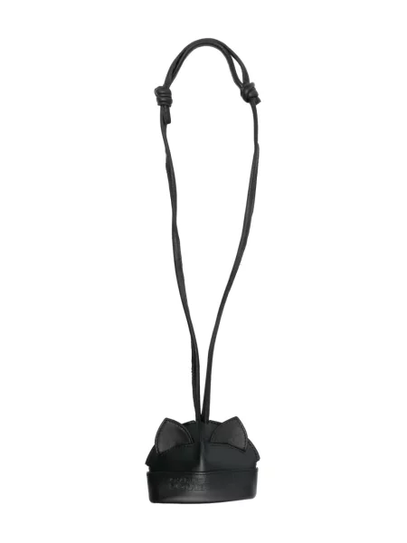 Căciulă Charles Jeffrey Loverboy din piele negru