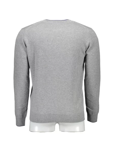 Pulover Harmont & Blaine cu broderie gri