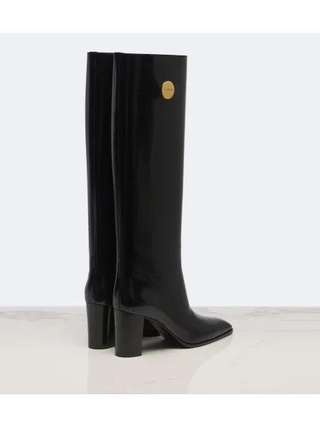 Cizme Saint Laurent din piele negru
