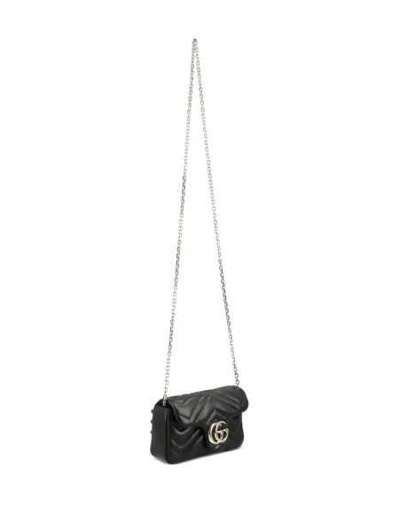Matlasat geantă Gucci negru
