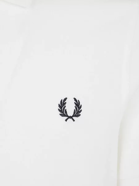 Polo Fred Perry με κέντημα λευκό