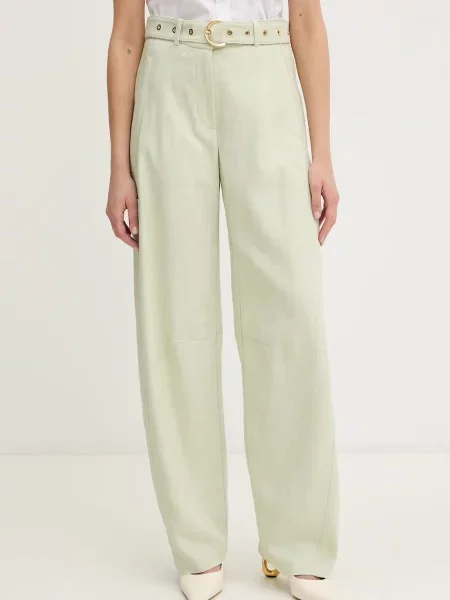 Pinko pantaloni pentru femei verde