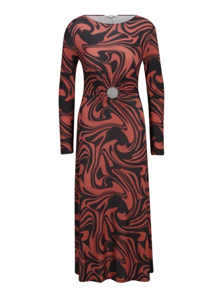 Dorothy Perkins Tall Šaty rezavě hnědá černá