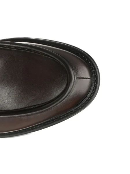 Pantofi loafer Corvari din piele maro