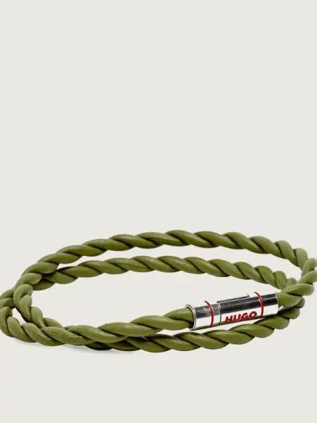 Brăţară Hugo din piele verde