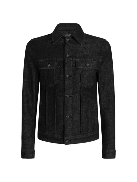 Geacă de blugi Dolce & Gabbana negru