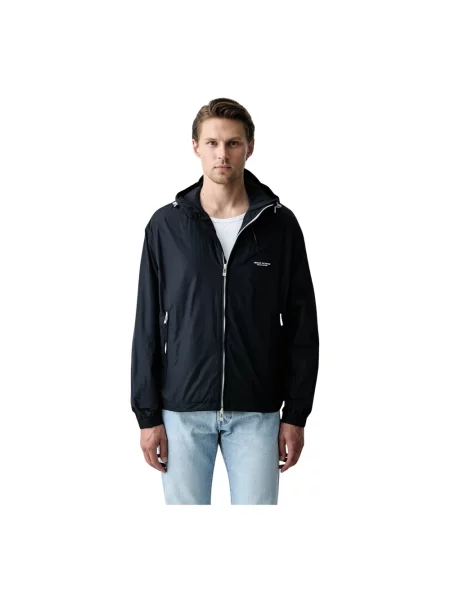 Lekka kurtka Armani Exchange niebieska