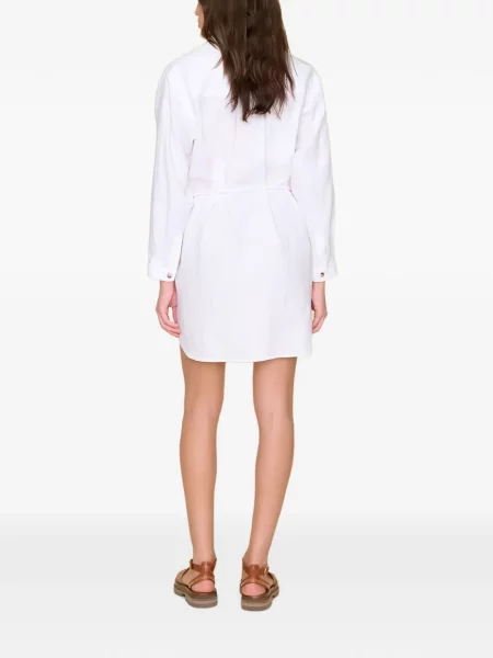 Rochie mini Xirena în linie A alb