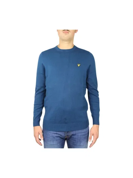 Sweter Lyle & Scott niebieski