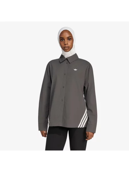 Koszula adidas 3 Stripes Shirt Utility Black/ Cloud White M biała
