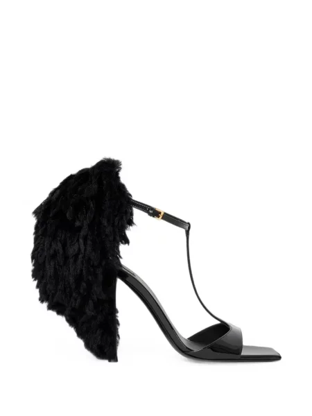 Sandale Givenchy din piele de lac negru