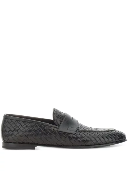 Bőr loafer Barrett barna
